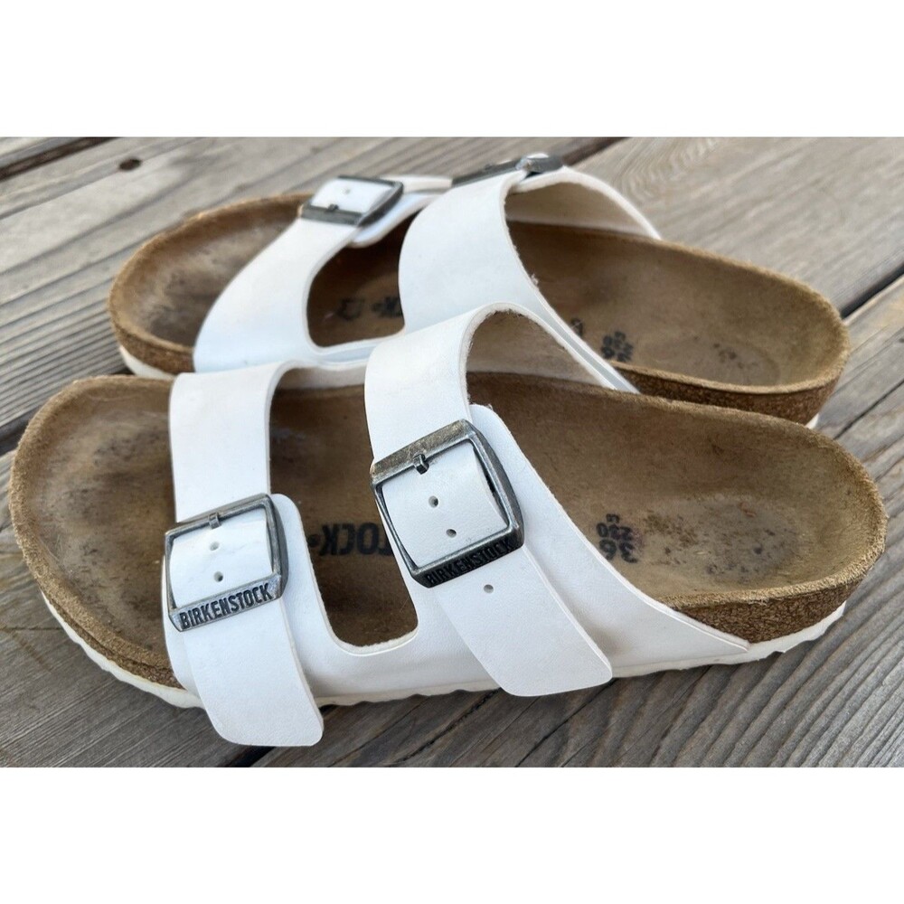 Birkenstock Arizona Women’s 36 US 5 Slide Sandals - White - Picture 6 of 16